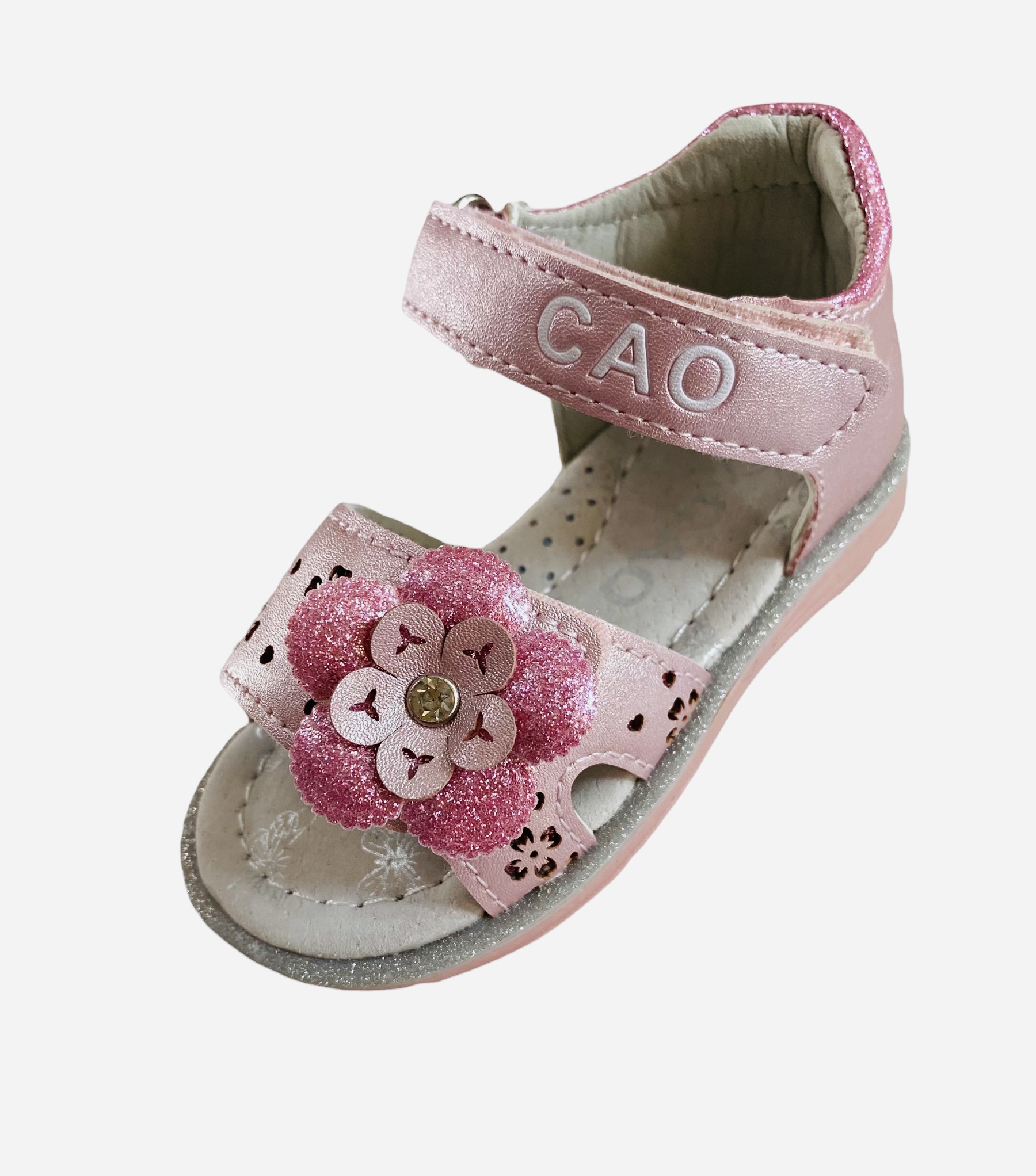 Sandale ortopedice roz pentru fetite