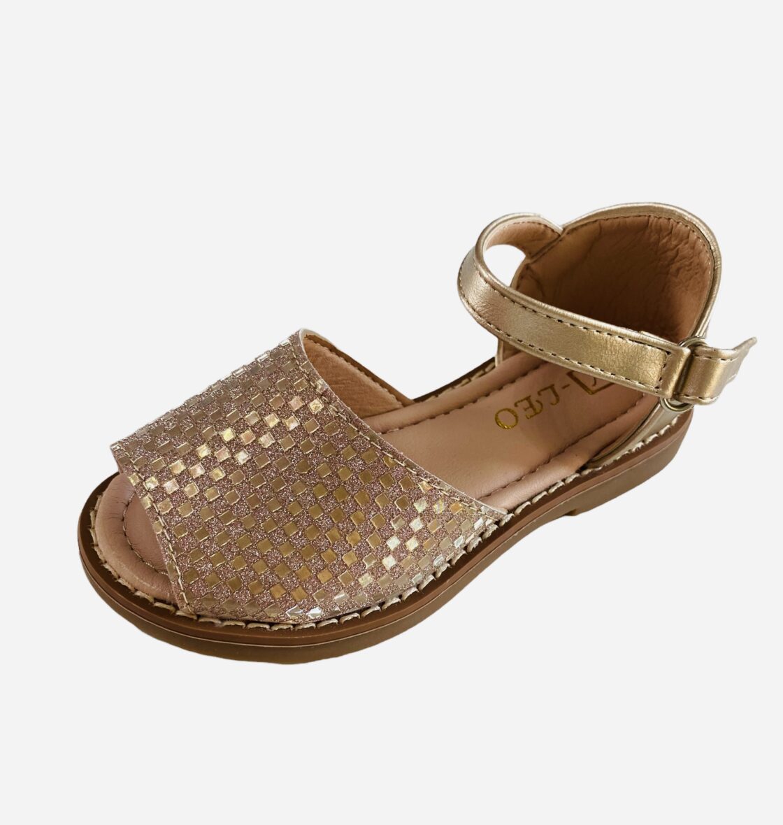 Sandale casual-elegante auriu pentru fetite