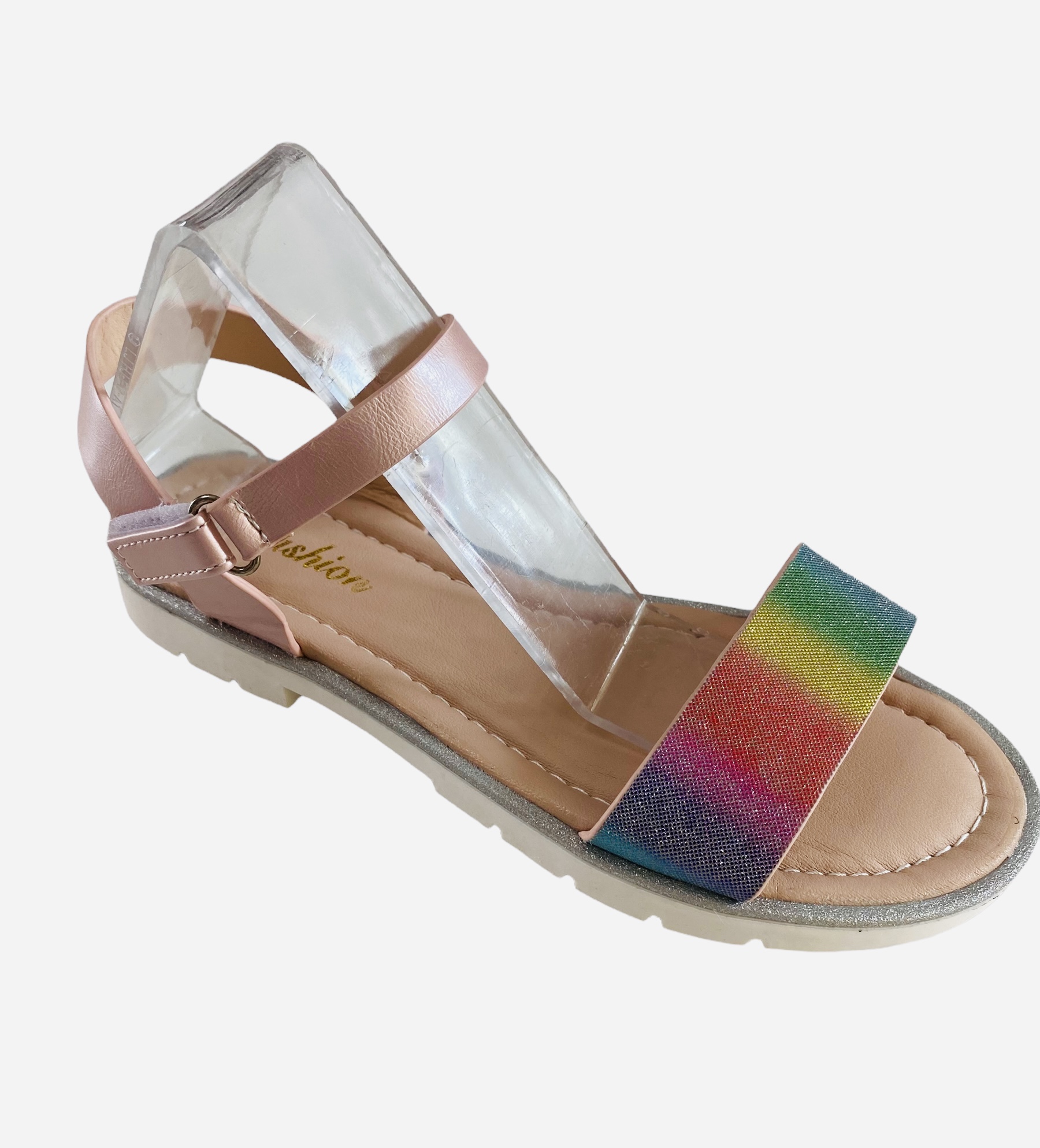 Sandale casual multicolor de fetite